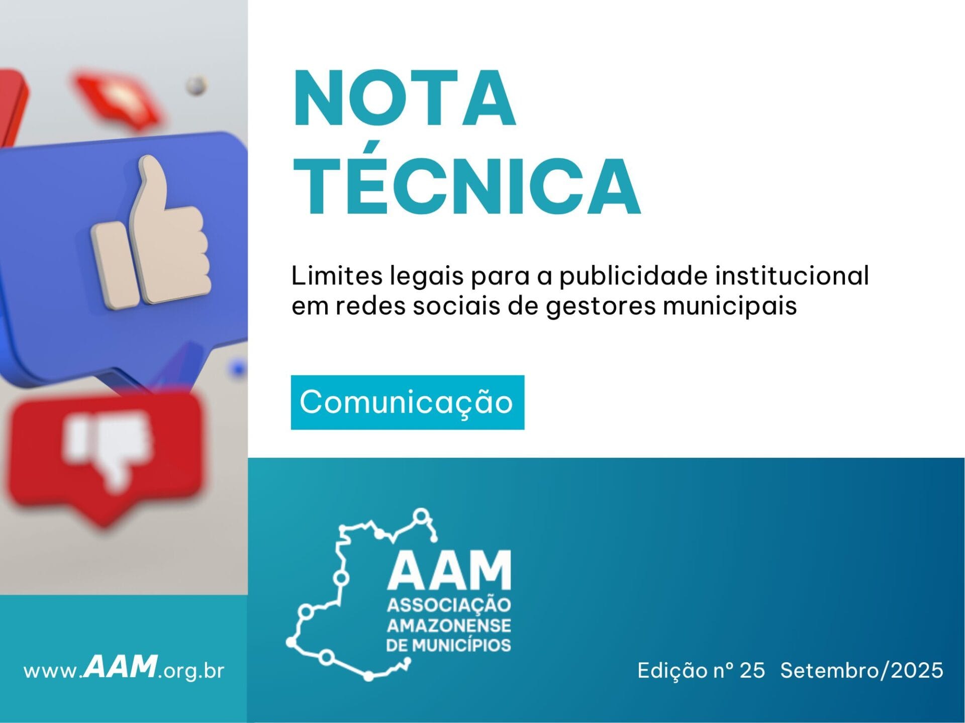 NOTA TÉCNICA - 25 - LIMITES LEGAIS PARA A PUBLICIDADE INSTITUCIONAL EM REDES SOCIAIS DE GESTORES MUNICIPAIS