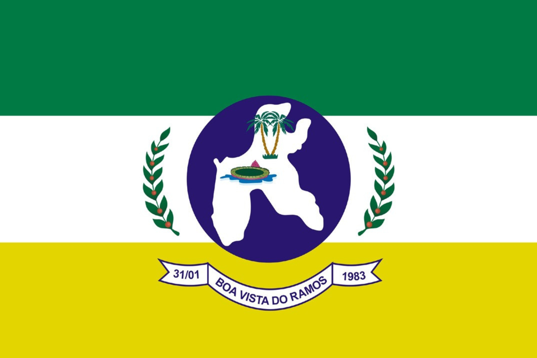 Bandeira de Boa Vista do Ramos